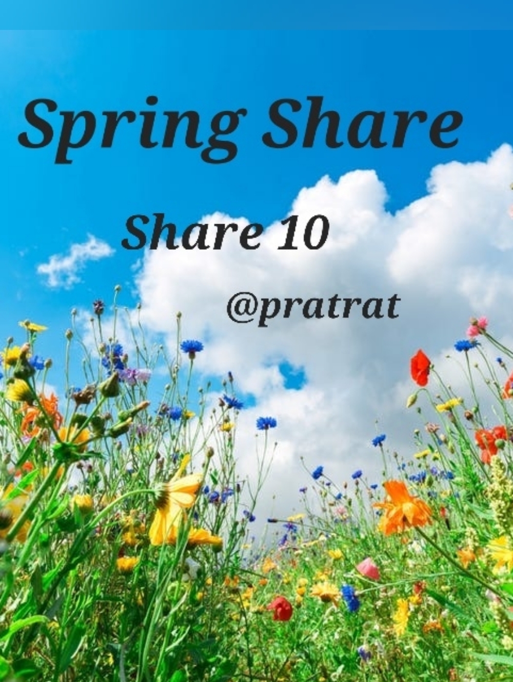 Sign Up Fri 6/5🌱Spring Share Event🌱Share 10🌱